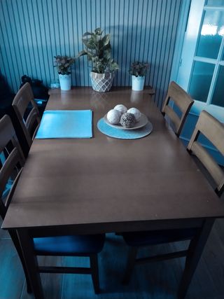 Mesa comedor madera - extensible