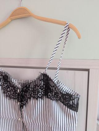 Top rayas blanco-negro