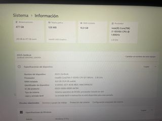 Laptop ASUS Zenbook (UX431F) - Core i7 di decima generazione