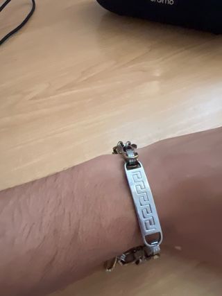 Pulsera griega - Acero inoxidable