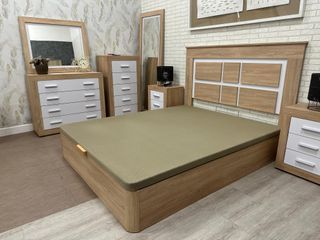 Cama canapé + 2 mesillas + cabecero