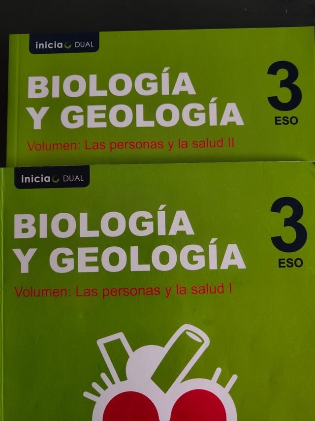 INICIA BIO Y GEO 3ºESO LA VOL1 y VOL II
