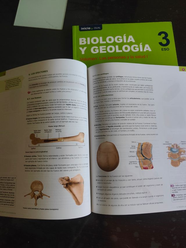 INICIA BIO Y GEO 3ºESO LA VOL1 y VOL II