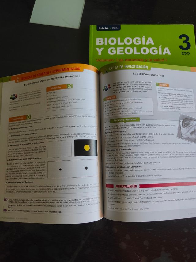 INICIA BIO Y GEO 3ºESO LA VOL1 y VOL II