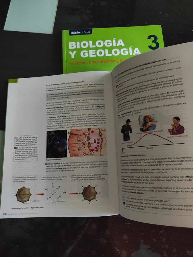 INICIA BIO Y GEO 3ºESO LA VOL1 y VOL II