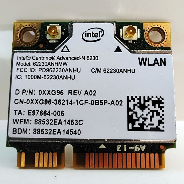 Modulo Intel 62230ANHMW WiFi + Bluetooth