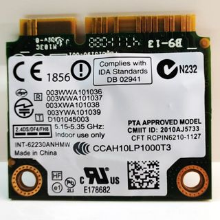 Módulo WiFi + Bluetooth Intel 62230ANHMW