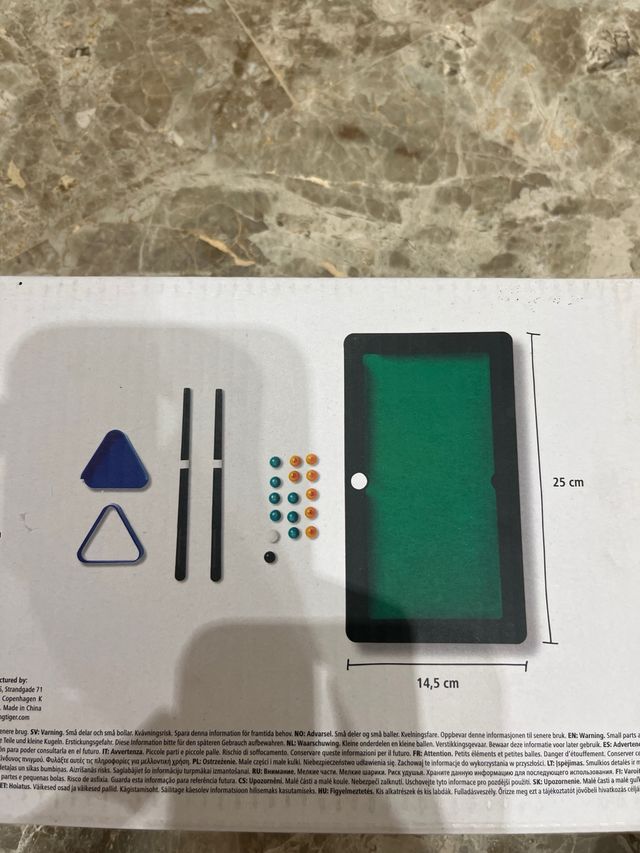 Billar miniatura - Juego de mesa