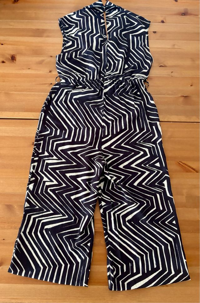 Mono Mango rayas blanco - azul L