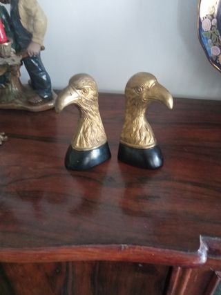 2 figuras águila bronce