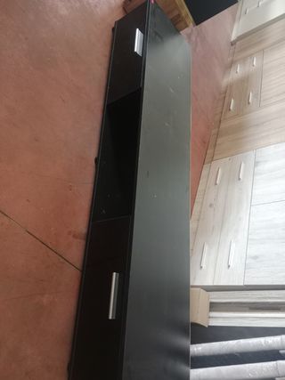 Mueble TV negro - madera