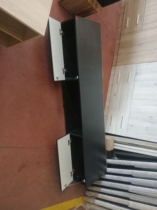 Mueble TV negro - madera