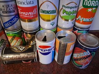 Lattine bibite vintage anni '70-'80