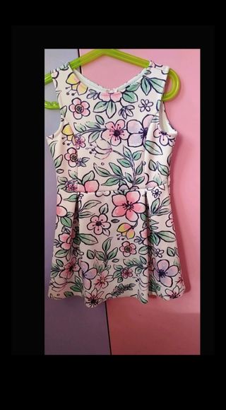 Vestito bimba fiori - 6 anni