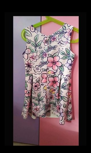 Vestito bimba fiori - 6 anni
