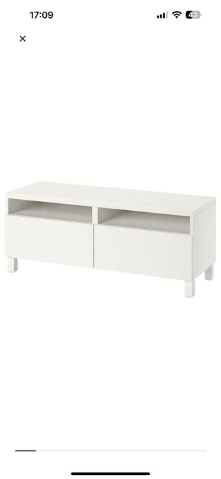 Mueble TV IKEA BESTA blanco