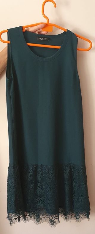 Vestidos TWIST&SET color esmeralda talla S