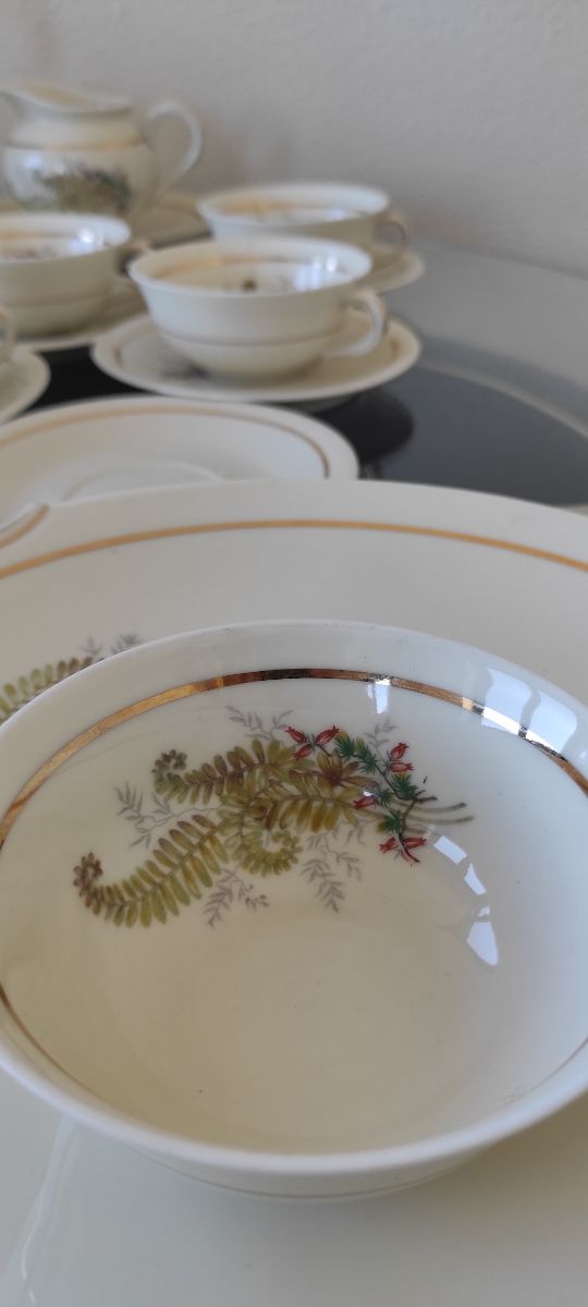 Servizio da tè in porcellana Limoges - 42 pezzi