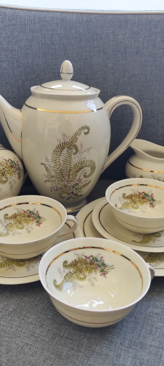 Servizio da tè in porcellana Limoges - 42 pezzi