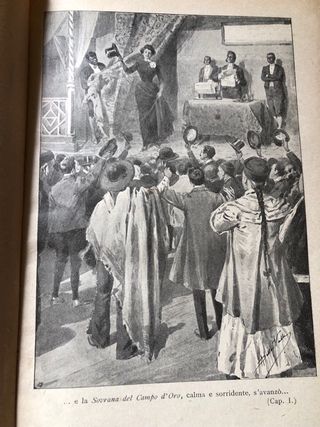 Libro antico: La Sovrana del Campo d’oro” 1919