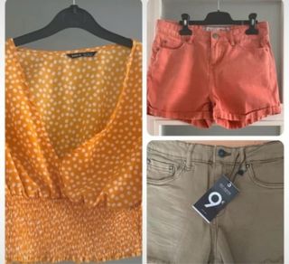 Blusa estampada + 2 shorts Todo 3 euros
