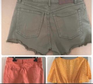 Blusa estampada + 2 shorts Todo 3 euros