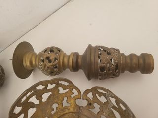 Antiguo Candelabro 53 cm (3 piezas)