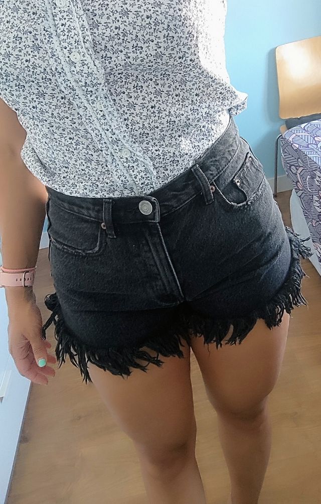 Shorts negros Pull&Bear talla 38