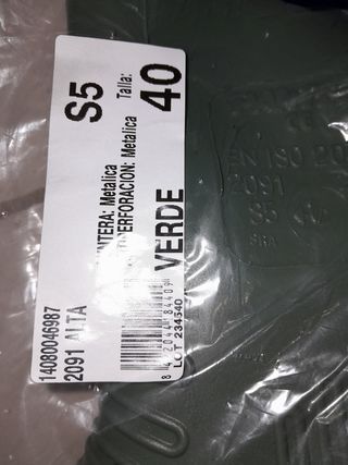 Botas agua - Talla 40