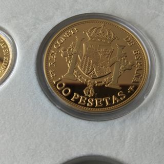 Monedas plata - oro / historia peseta
