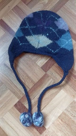 Gorro Invierno Niño - Azul, Morado