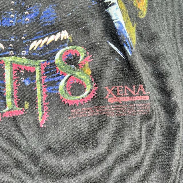 Vintage 1998 Xena Villains tv show promo tee L