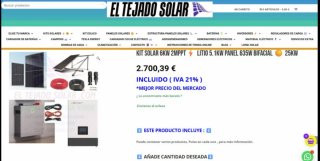 Kit Solar luxpower Hibrido BACKUP 6000w BAT 5120W