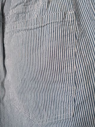 Pantaloni cotone righe blu bianchi XXL uomo