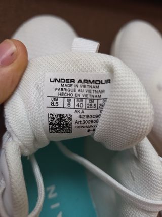 UNDER ARMOUR CHARGED AURORA 2 ORIGINAL, Blancas