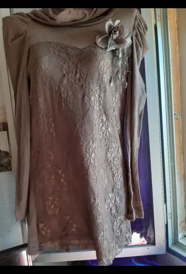 Jersey marrón mujer - Talla M