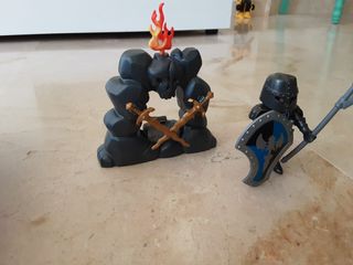 Playmobil: Caballero y Roca
