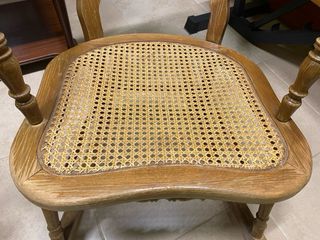 Mecedoras vintage de mimbre (2)