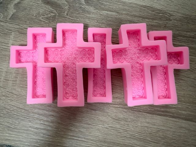 Moldes Silicona Cruz - 5uds
