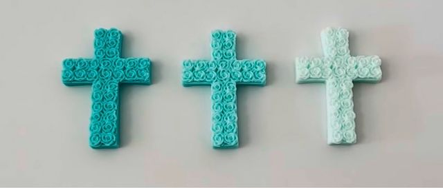 Moldes Silicona Cruz - 5uds
