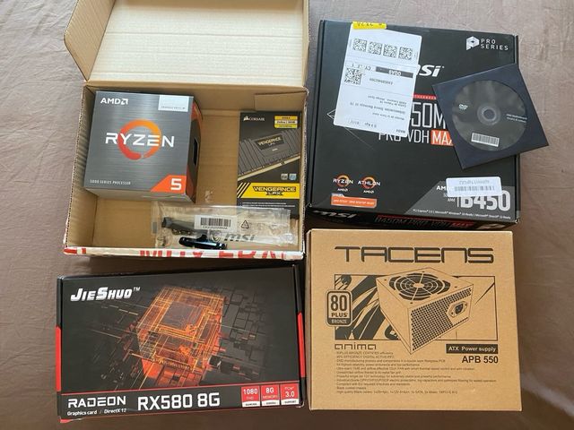 PC Gamer Ryzen 5 /RX 580/16GB RAM/1TB SSD