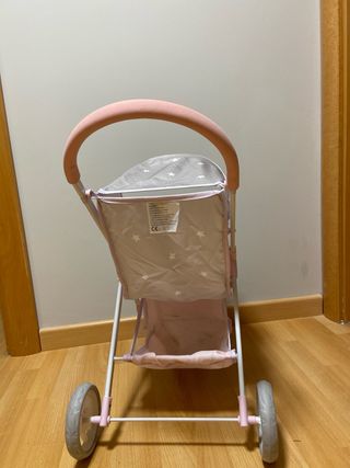Carrito Muñeca Rosa - Plegable
