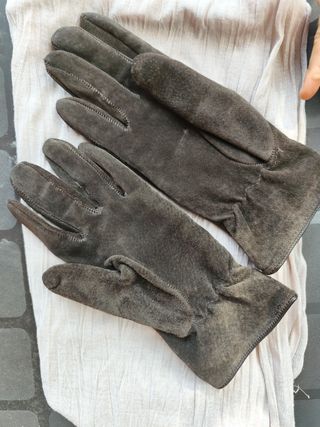Guantes ante marrón mujer