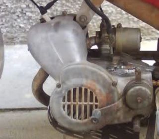 Motor Rieju 402 TT antiguo,sin carburador