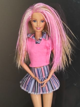 Barbie capelli rosa
