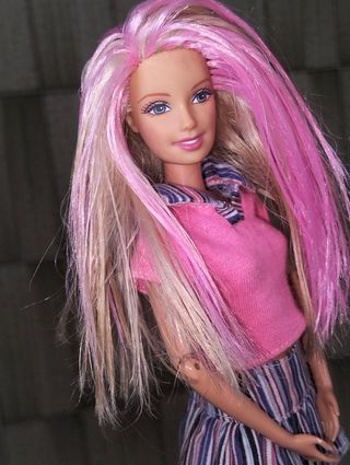 Barbie capelli rosa