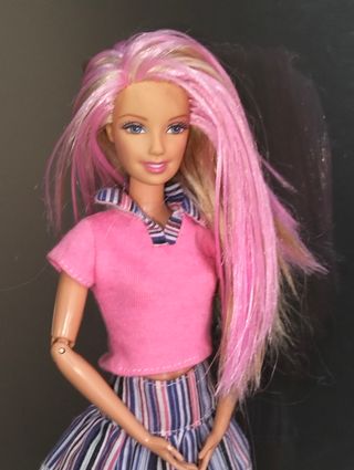 Barbie capelli rosa