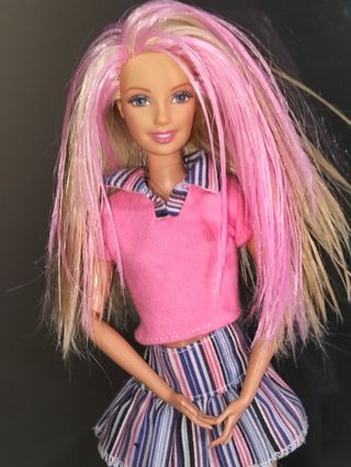 Barbie capelli rosa