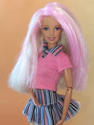 Barbie capelli rosa
