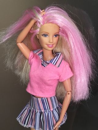 Barbie capelli rosa